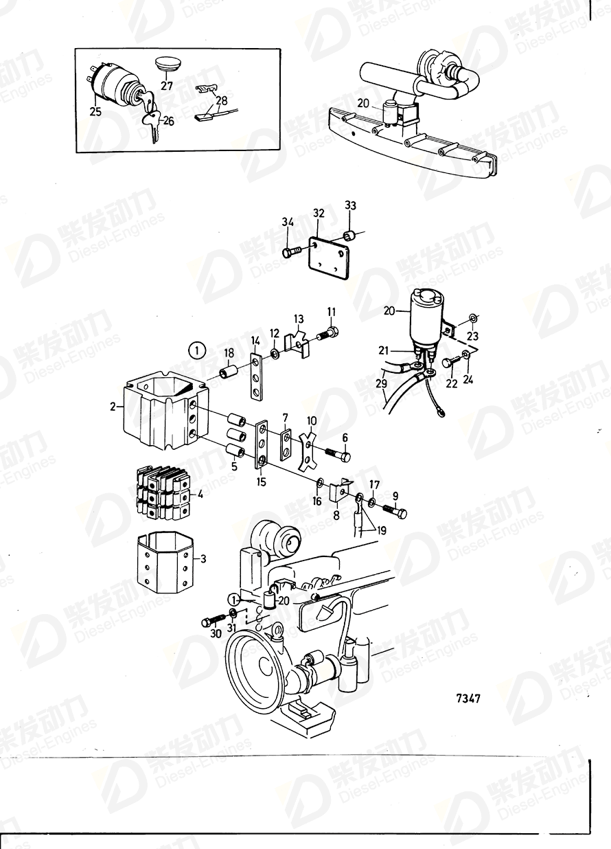 VOLVO Insulating sleeve 1507065 Drawing VOLVO Insulating sleeve 1507065 Drawing
